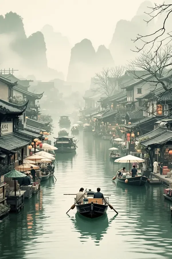 运河边 电影海报