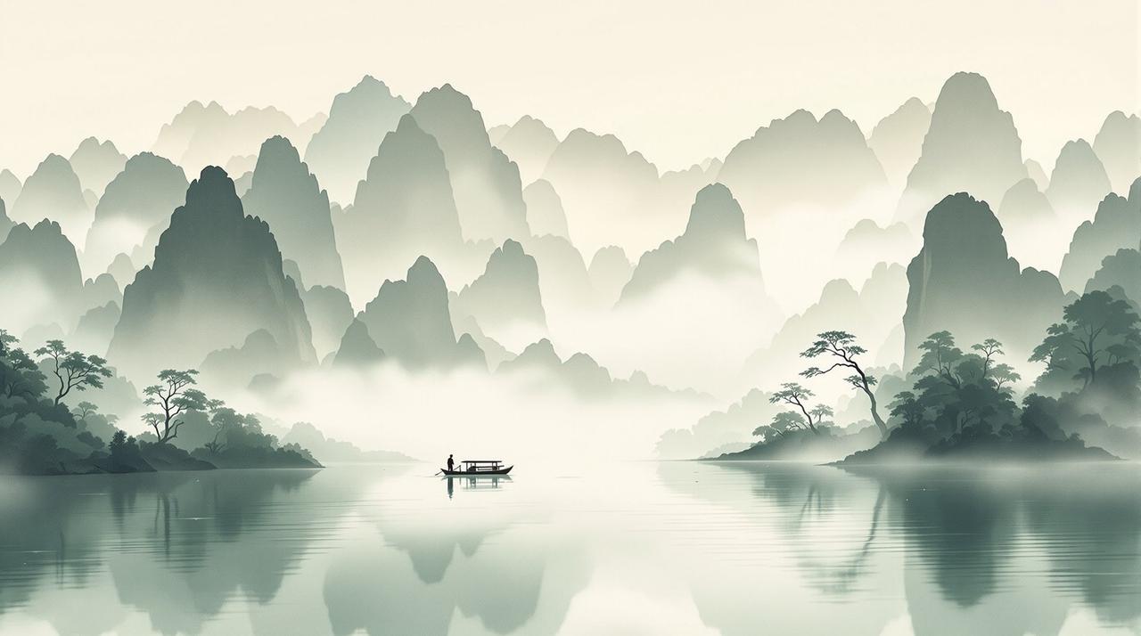 水墨长卷 轮播海报
