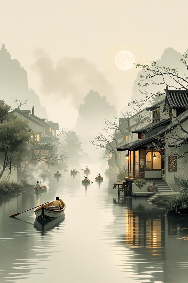 水乡人家 电影海报